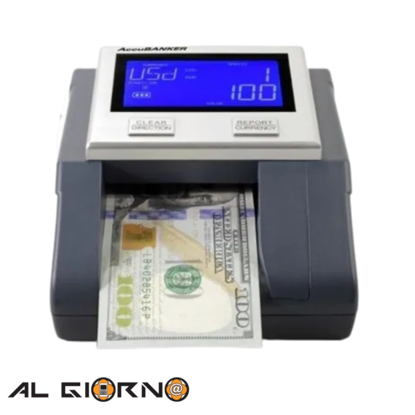 Detector De Billetes Falsos Accubanker D585 Denominacion USD/EURO