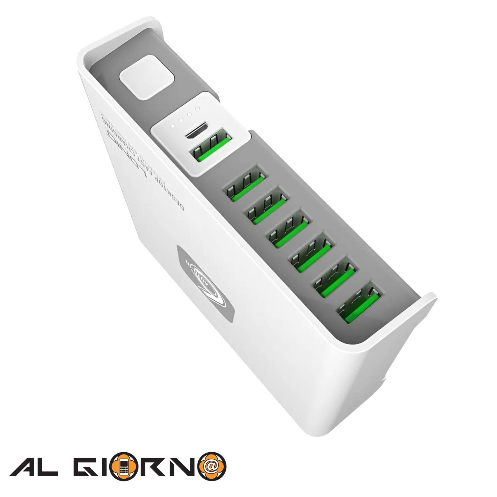 AG2416_IMG_0 Cargador De Escritorio Ldnio A6802 Power Bank De Emergencia - Imagen 1