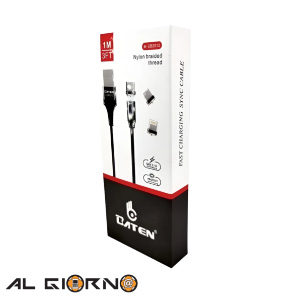 Cable Data Nylon 1 Metro Baten Con Multiples Adaptadores