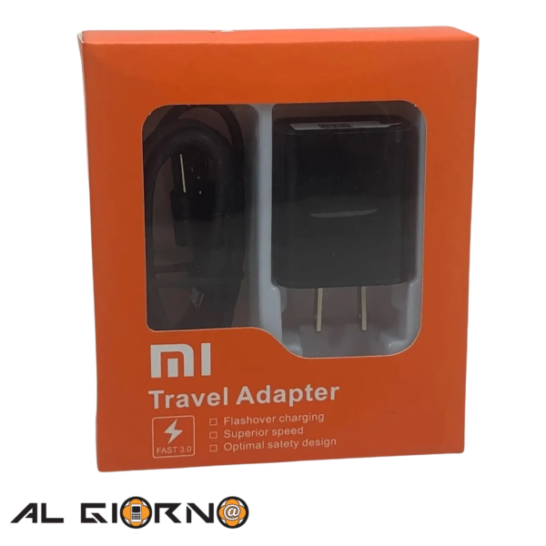 Cargador Xiaomi Tipo C 1 Puerto 5v 2.1a Carga Rápida