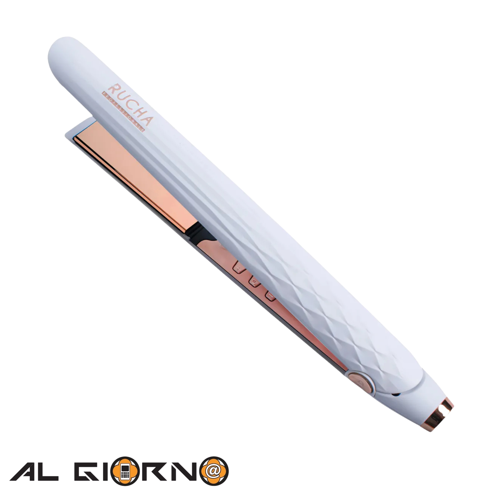 AG4103_IMG_0 Plancha De Cabello Rucha 1" Placa Titanio Argan Deluxe - Imagen 1