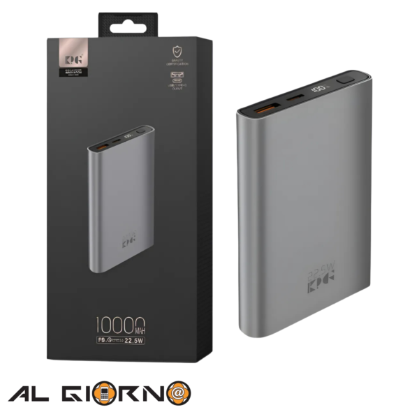Power Bank Carga Rápida 10000 Mah 22.5W KP KPG-112