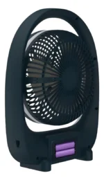Ventilador De Mesa Winning Star Recargable 3 Velocidades Con Luz Led - Imagen 2