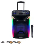 Corneta Inalámbrica Sonicny 15" 60W + Micrófono Inalámbrico