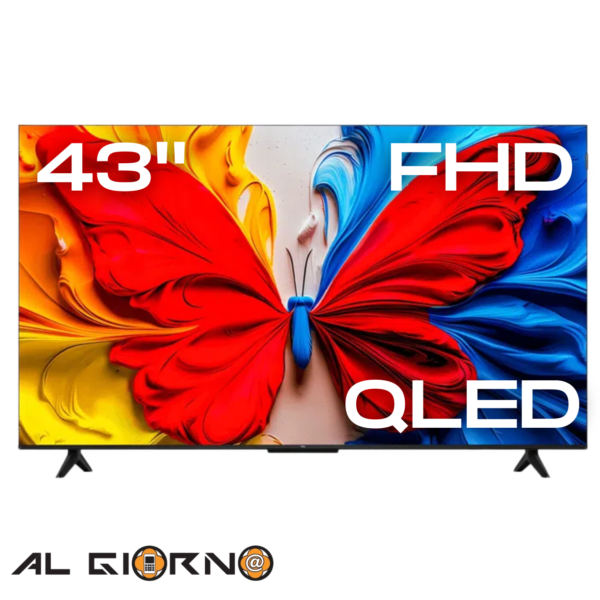 TV TCL 43" QLED 2K FHD Smart Google TV 43S51K