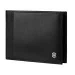 Billetera Victorinox Negra De Cuero Altius Alox Bi-Fold - Imagen 2