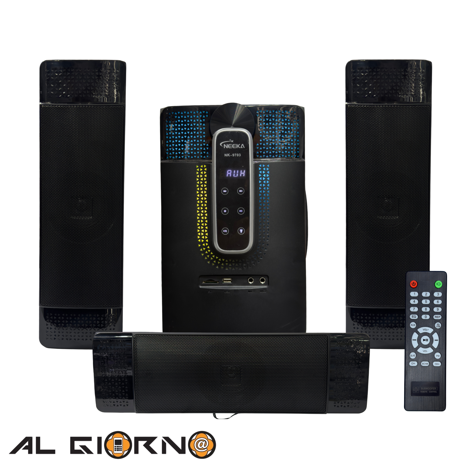 AG4491_IMG_0 Home Theater Barras De Sonido 3 En 1 150W Woofer 8" NK-9703 - Imagen 1