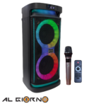 Corneta PartyBox Inalámbrica 40W Dual 6.5" ROC-601 + Control y Microfono