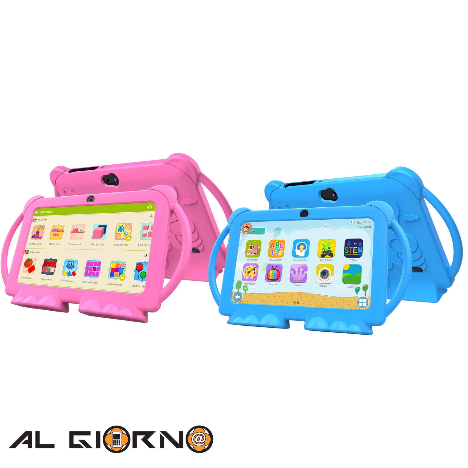 AG4523_IMG_0 Tablet Para Niños Q8K 32GB 2GB Ram 7" HD Forro Protector - Imagen 1
