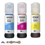 Kit 3 Pack Tinta Impresora Epson T544 Cyan / Magenta / Amarillo