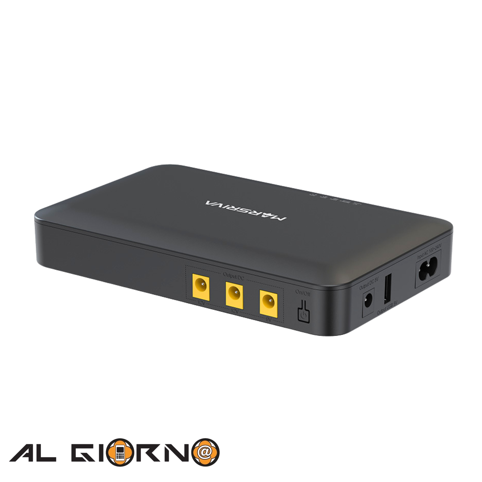 AG4554_IMG_0 Mini UPS Marsriva KP1 EC 4 Puertos DC + 1 USB 18W 8000MAH - Imagen 1