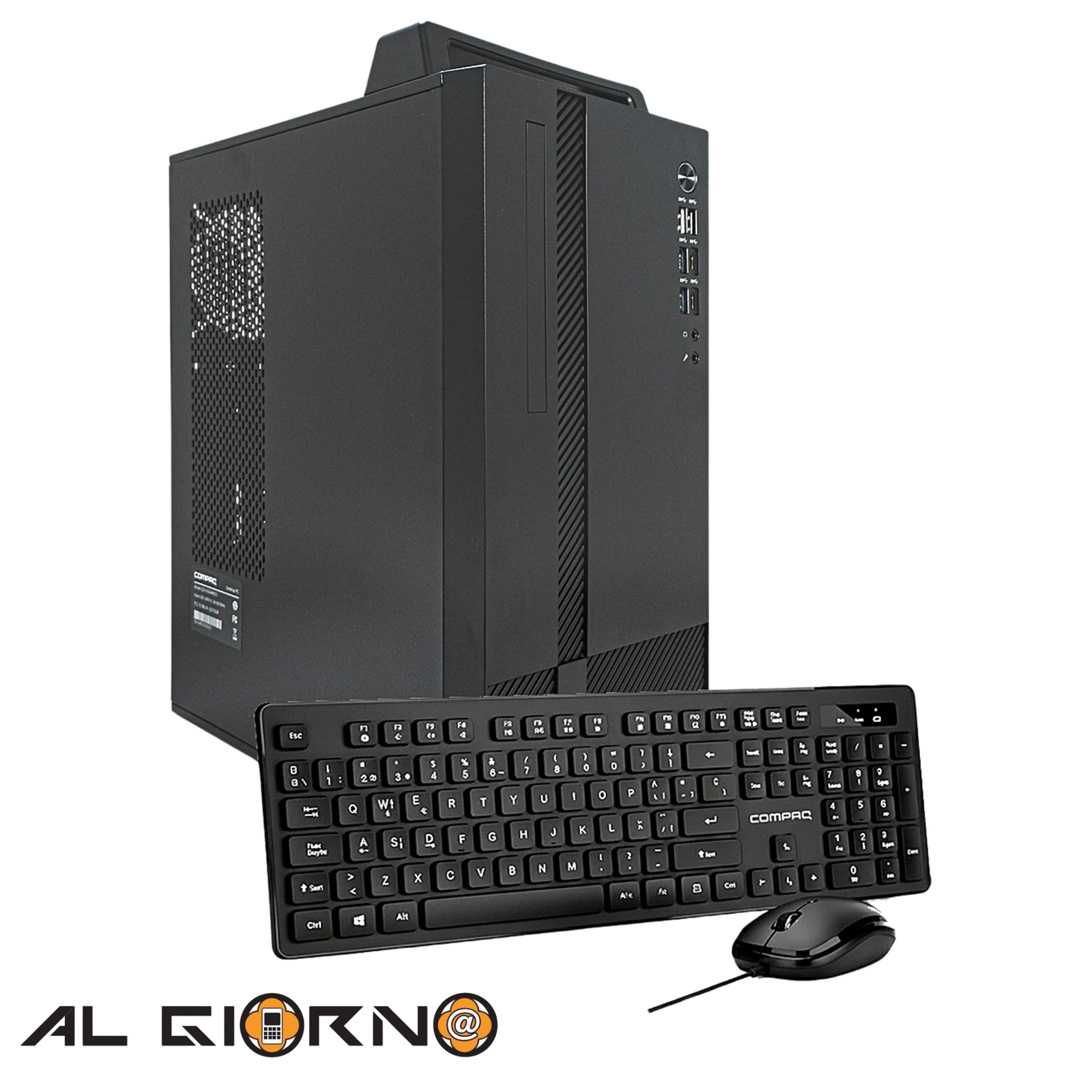 AG4572_IMG_0 PC De Escritorio Compaq 512GB SSD 8GB Ram i3-12100 + Combo - Imagen 1