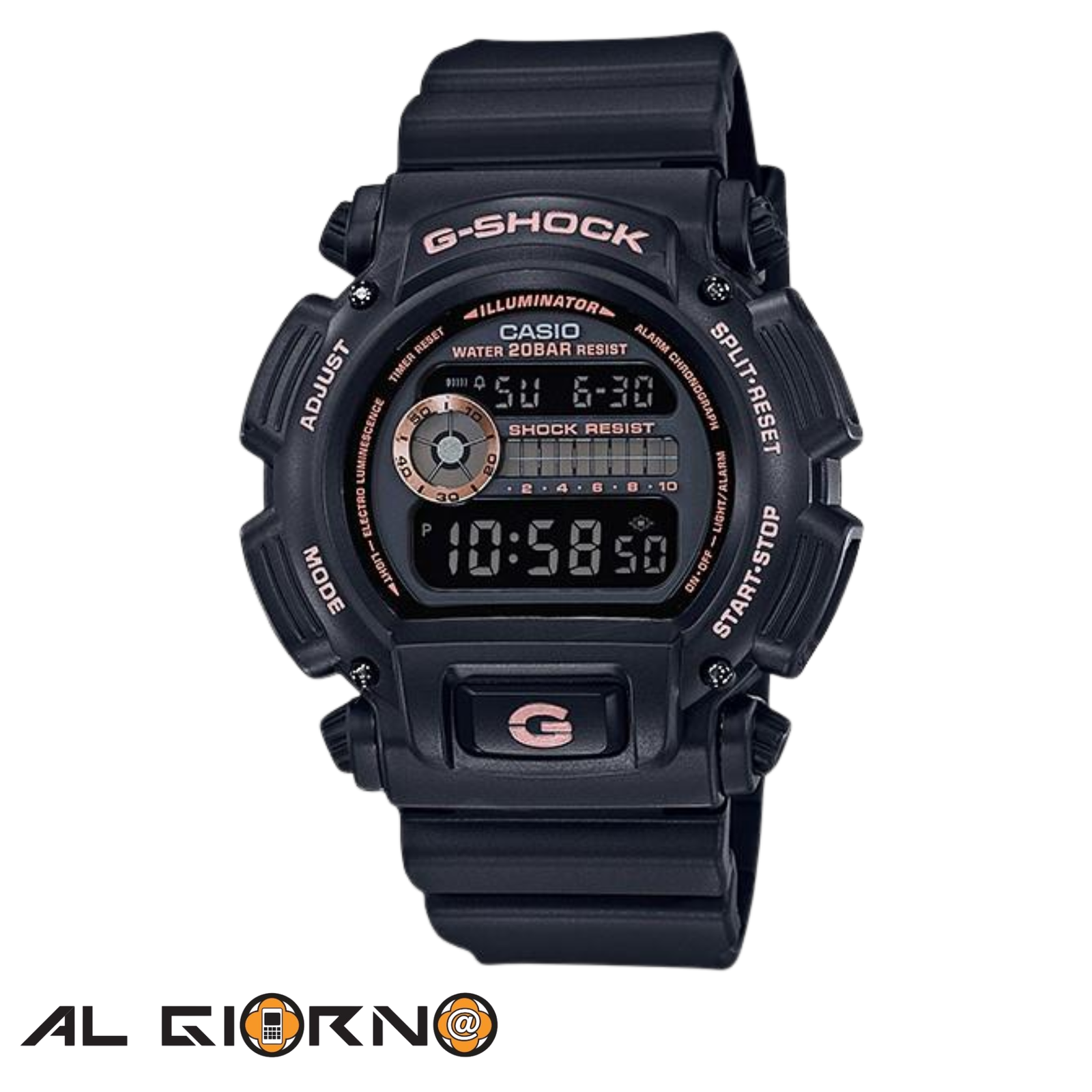 AG4600_IMG_0 Reloj Casio G Shock Digital Correa De Resina DW-9052GBX-1A4 - Imagen 1