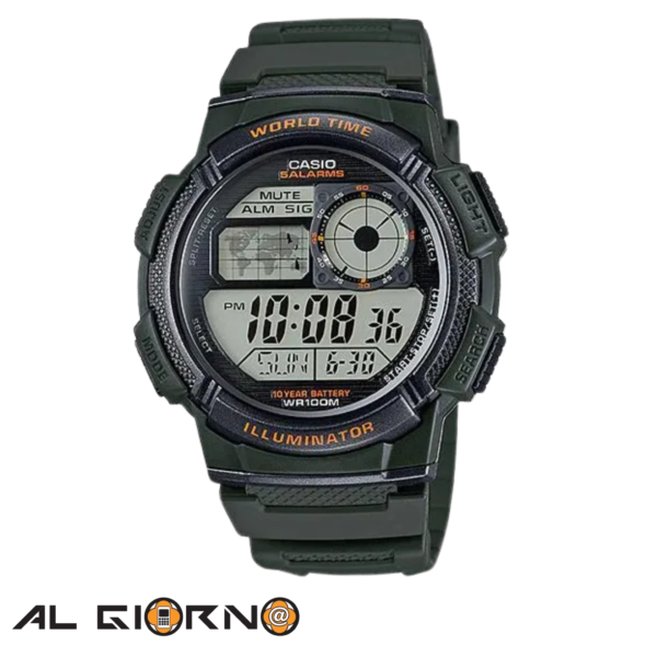 Reloj Casio Casual Digital Correa de Resina AE-1000W-3AV