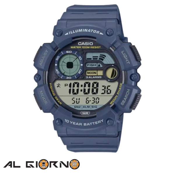 Reloj Casio Deportivo Digital Correa Resina Ws-1500h-2av