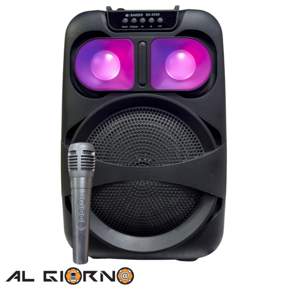 Corneta Inalámbrica Bakzer BK-8068 8" + Micrófono