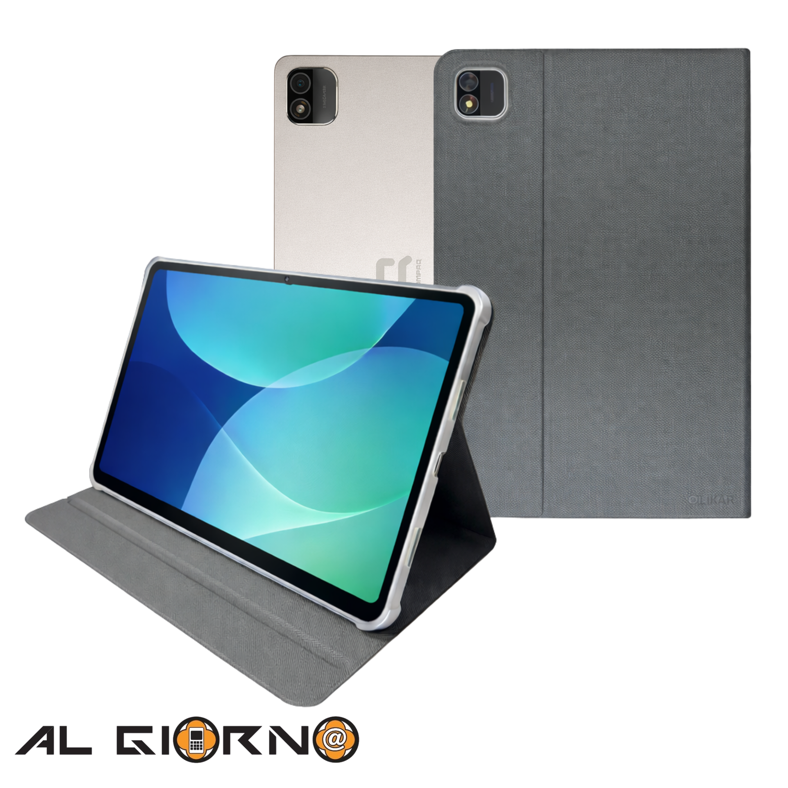 AG4727_IMG_0 Tablet Compaq Q-Pad 64GB 4GB Ram 11" HD 1 Sim 4G Plata + Forro - Imagen 1