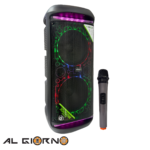 Corneta Inalámbrica Bakzer Dual 10" RGB + Micrófono