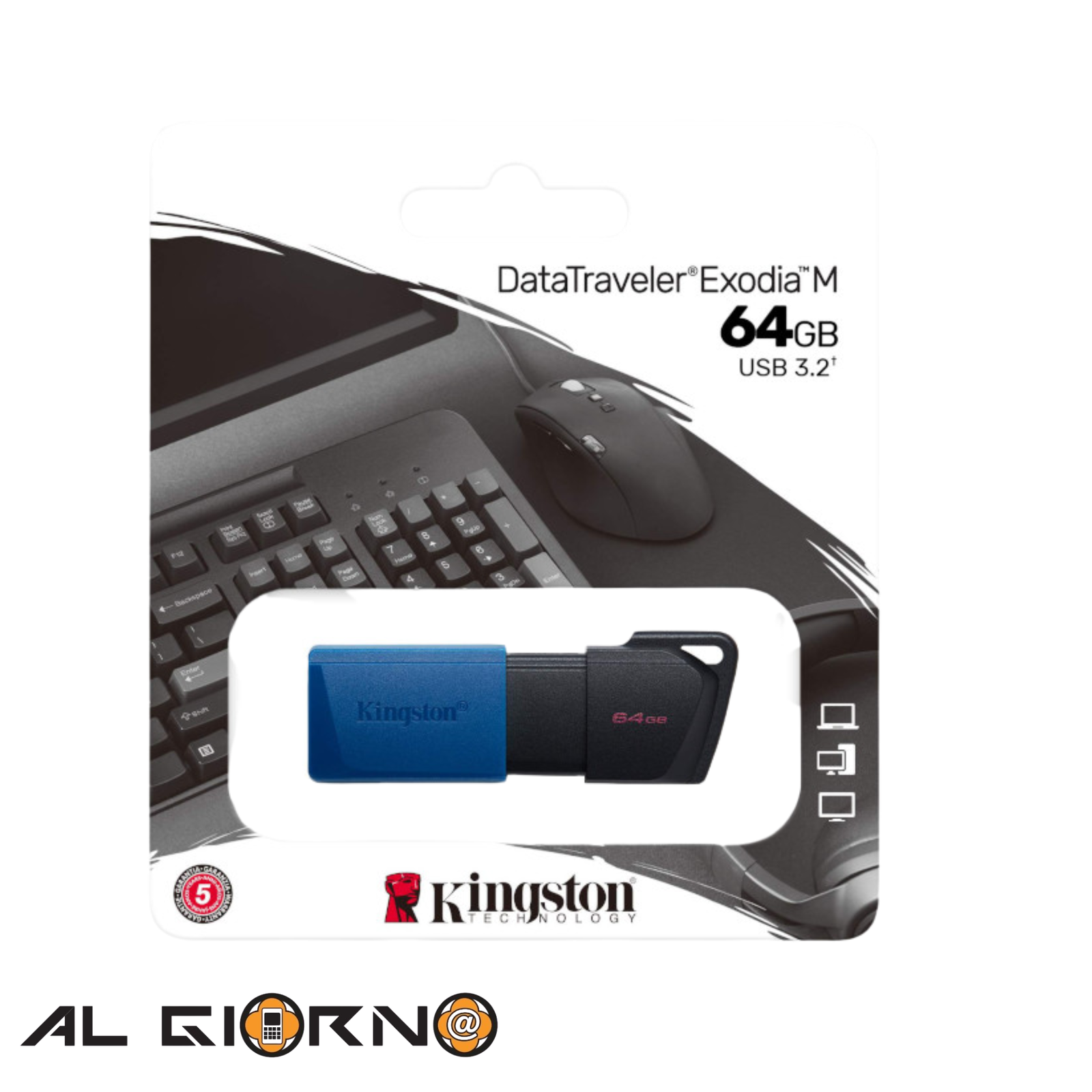 AG4781_IMG_0 Pendrive 64GB Kingston Exodia M USB 3.2 - Imagen 1