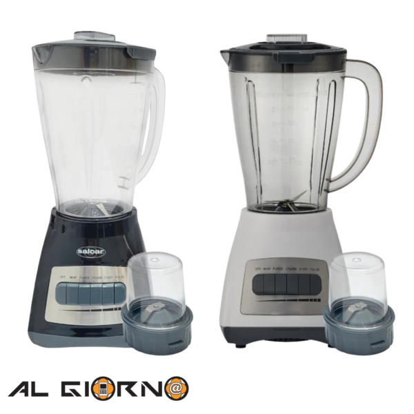 Licuadora 2 en 1 Salcar V/Plastico 4V 250W + Procesador
