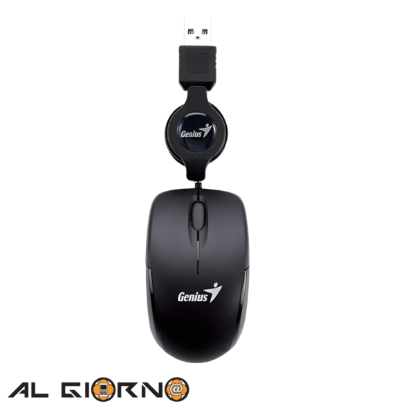 Mouse Mini Genius Cable Retractable USB