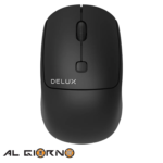 Mouse Delux Inalámbrico 2.4GHz Sensor Óptico