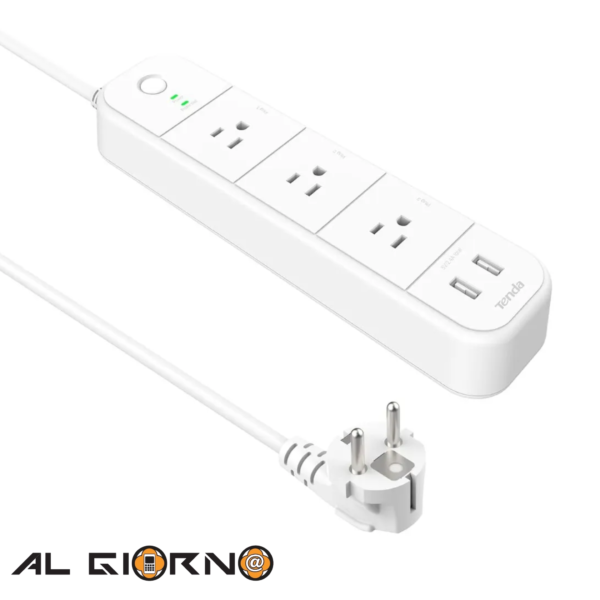 Tenda Protector Regleta Inteligente Control De Voz 3 Tomas