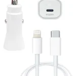 Cargador De Carro Para iPhone 14 Pro Max 20w Usb-c Lightning