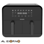 Freidora De Aire Aiwa Doble Bandeja 4+4 Litros Panel Digital