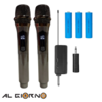 Micrófono Inalámbrico Doble Recargable