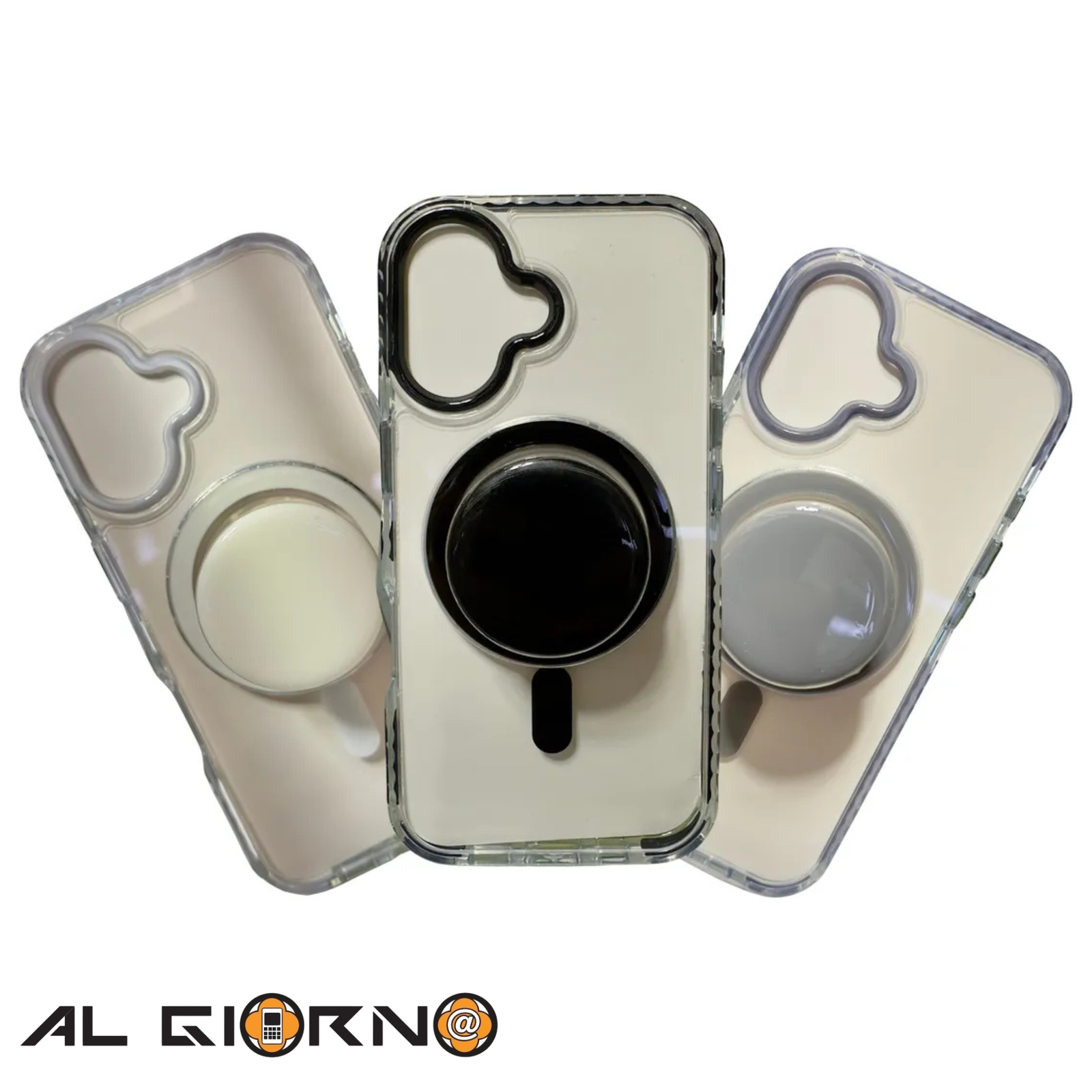 AG9737_IMG_0 Forro Para iPhone 16 Magsafe + Pop Socket Imantado - Imagen 1
