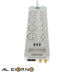 Protector de Voltaje Forza Fps1011 11 Tomas 3 USB + RJ45 1750W
