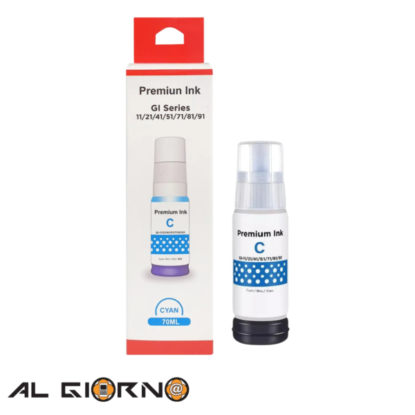 Botella Tinta Cian Canon G3170 70ML