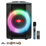 Corneta Inalámbrica XO-F53 40W Luces RGB Control + Micrófono