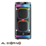 Corneta Inalambrica XO-F58 20W x2 RGB Control + Micrófono
