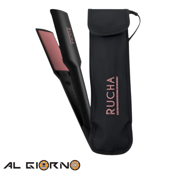 Plancha De Cabello Rucha Titanium Keratina 1.5" Gruesa 450F