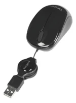 Mouse Mini Alámbrico Usb Retráctil Targus Amu75