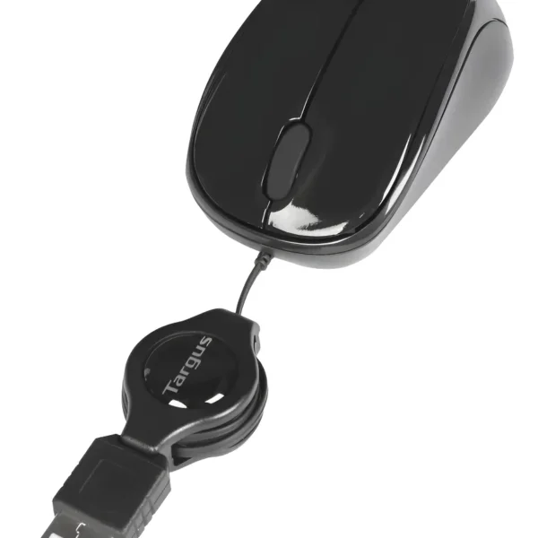 Mouse Mini Alámbrico Usb Retráctil Targus Amu75