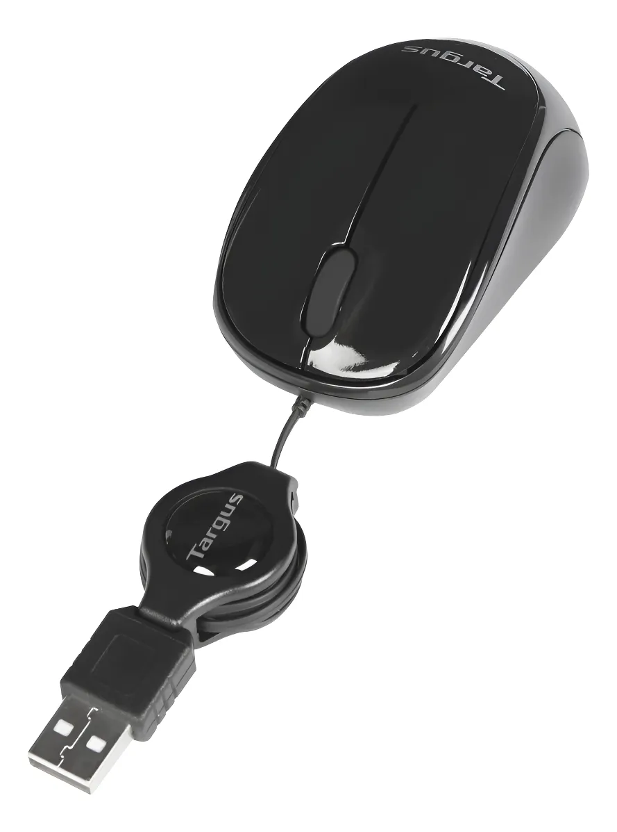 AG9985_IMG_0 Mouse Mini Alámbrico Usb Retráctil Targus Amu75 - Imagen 1